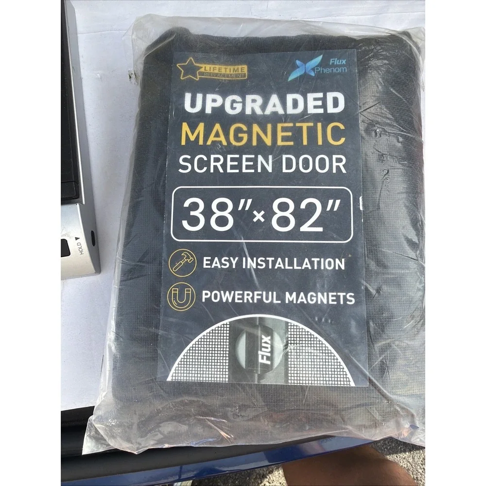Magnetic Screen Door - Bugs Out, Breeze in - 9Min Install Auto-Sealing Heavy Dut